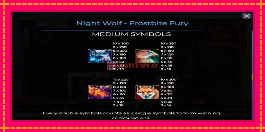 Night Wolf - Frostbite Fury - automato com gráficos brilhantes, foto 7