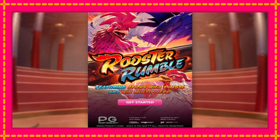 Rooster Rumble - automato com gráficos brilhantes, foto 1