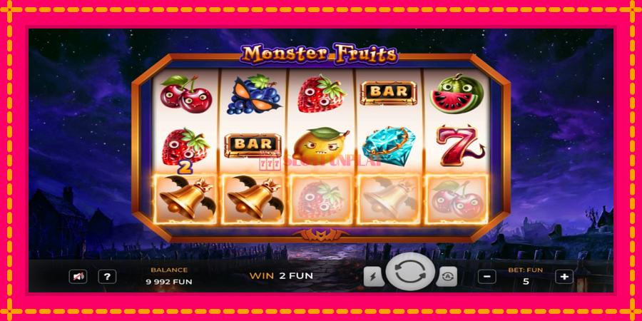 Monster Fruits - automato com gráficos brilhantes, foto 2