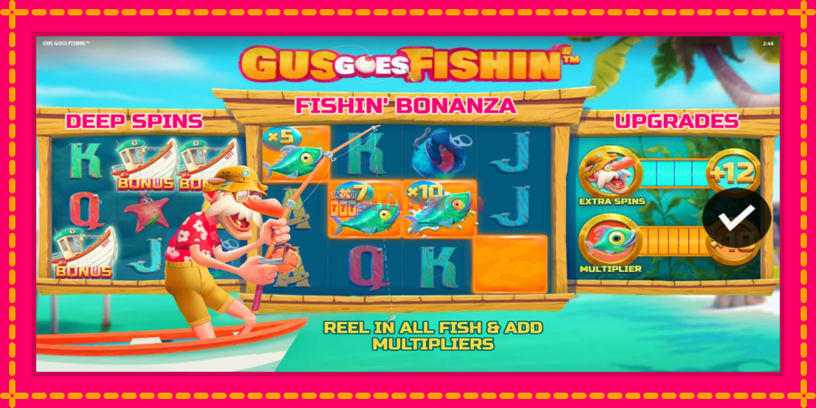 Gus Goes Fishin - automato com gráficos brilhantes, foto 1