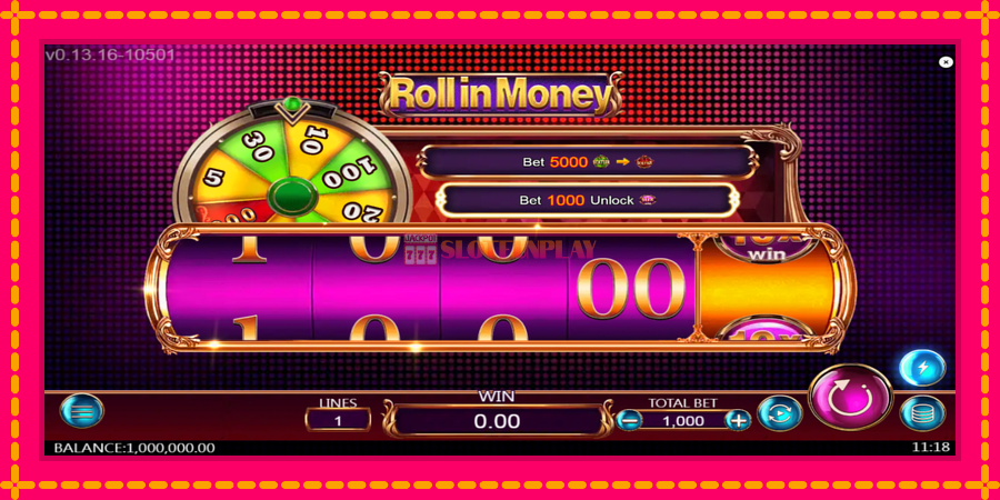 Roll in Money - automato com gráficos brilhantes, foto 2