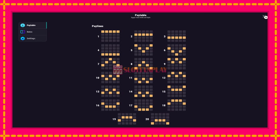 Egypt Coin - automato com gráficos brilhantes, foto 7